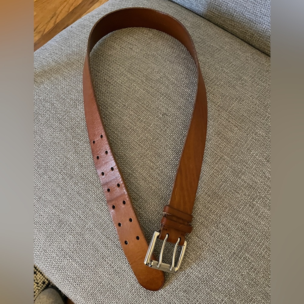 Ralph Lauren brown and silver belt